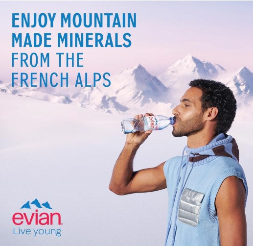 EVIAN MIENRAL WATER 24 x 500 ML